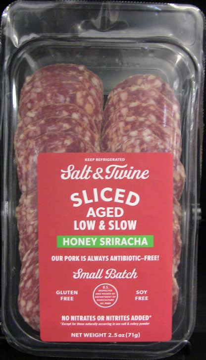 Wholesale Salt&Twine Slcd Honey Sircha Salami- Bulk