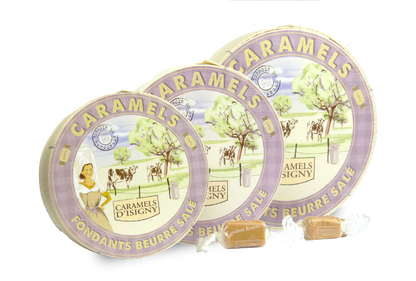 Wholesale Caramel Isigny Sltd Butter Wood Bx- Bulk