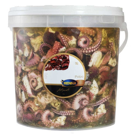 Wholesale Renna Case Octopus Salad In Sunflower Oil- Bulk