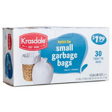 Wholesale Krasdale Each 4 Gallon Small Kitchen Liners- Bulk