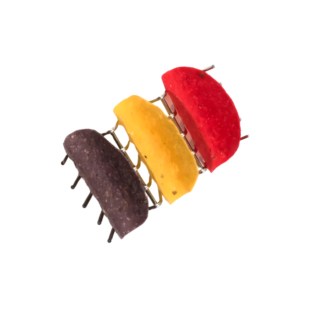 Wholesale Mini Taco Case Tri-Color Mini Taco Shells- Bulk