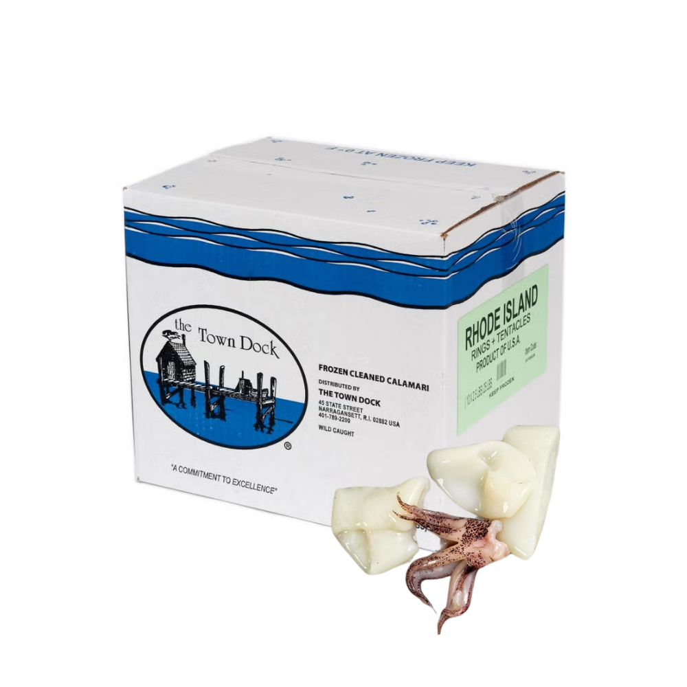 Wholesale Rhode Island Case Refreshed Squid Rings And Tentacles- Bulk
