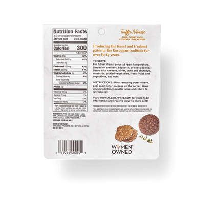 Wholesale Alexian Sliced Mousse Truffle 5Oz- Bulk