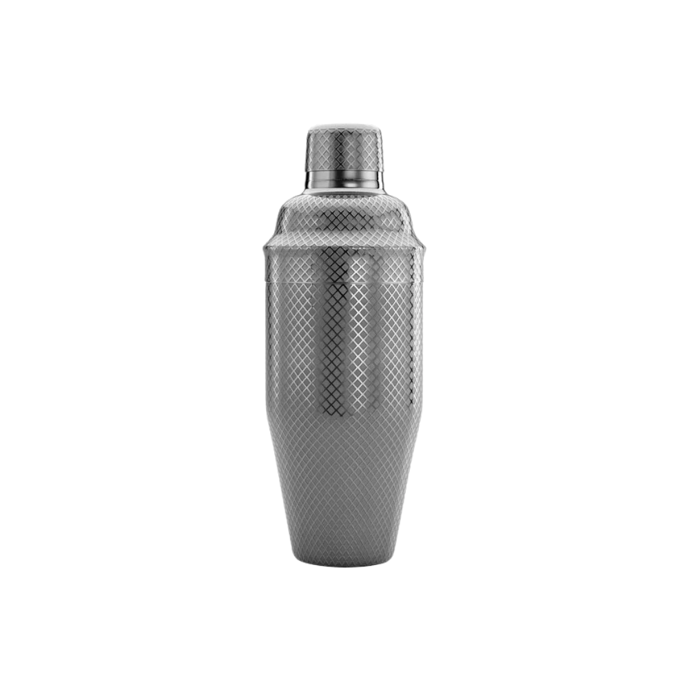 Wholesale Barfly Each 3 Piece Cocktail Shaker Black Lattice- Bulk