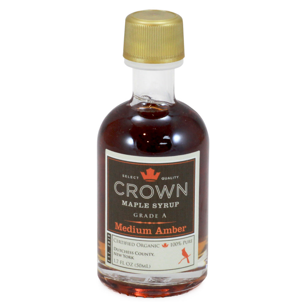 Wholesale Crown Case Organic Medium Amber Maple Syrup- Bulk