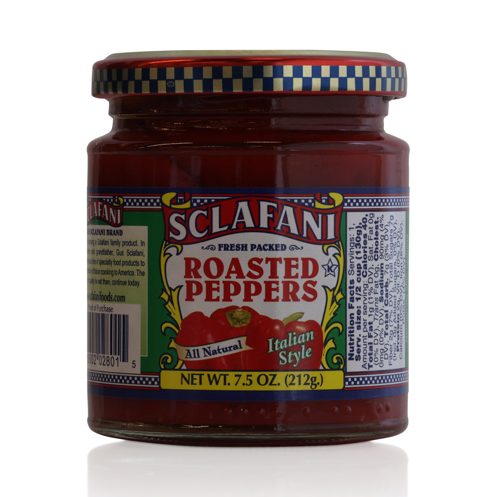 Wholesale Sclafani Case Roasted Peppers- Bulk