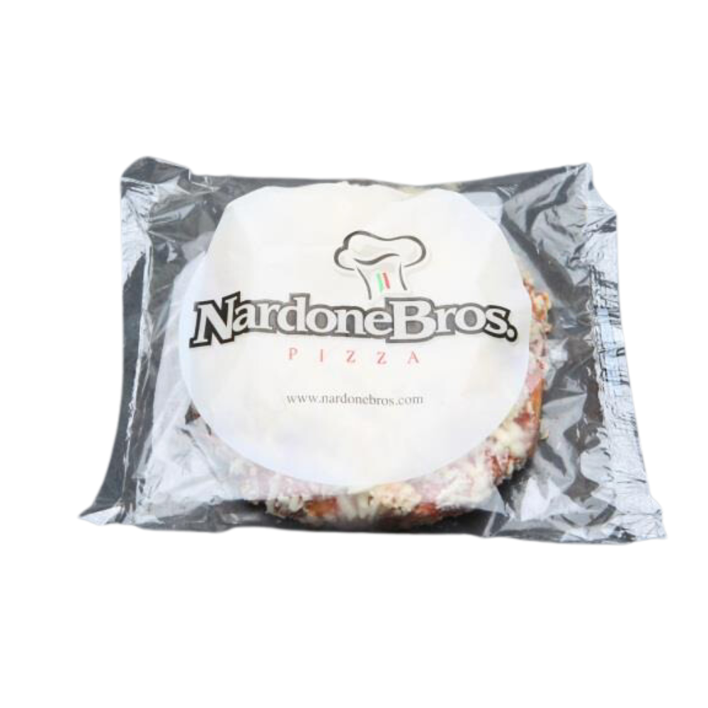 Wholesale Nardone Case 6 Inch Round Whole Wheat Cheese Pizza- Bulk