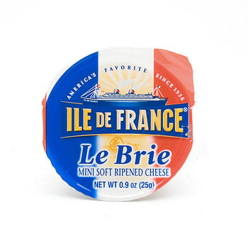 Wholesale Ile De France Brie Cheese Single Serve 0.9oz- Bulk