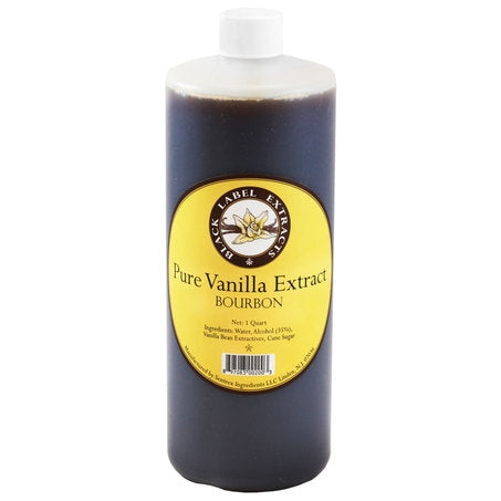 Wholesale Black Label Each Pure Bourbon Vanilla Extract- Bulk
