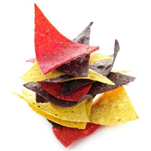 Wholesale Harbar Corp Case 6 Inch Tri-Color Corn Tortilla Chips- Bulk