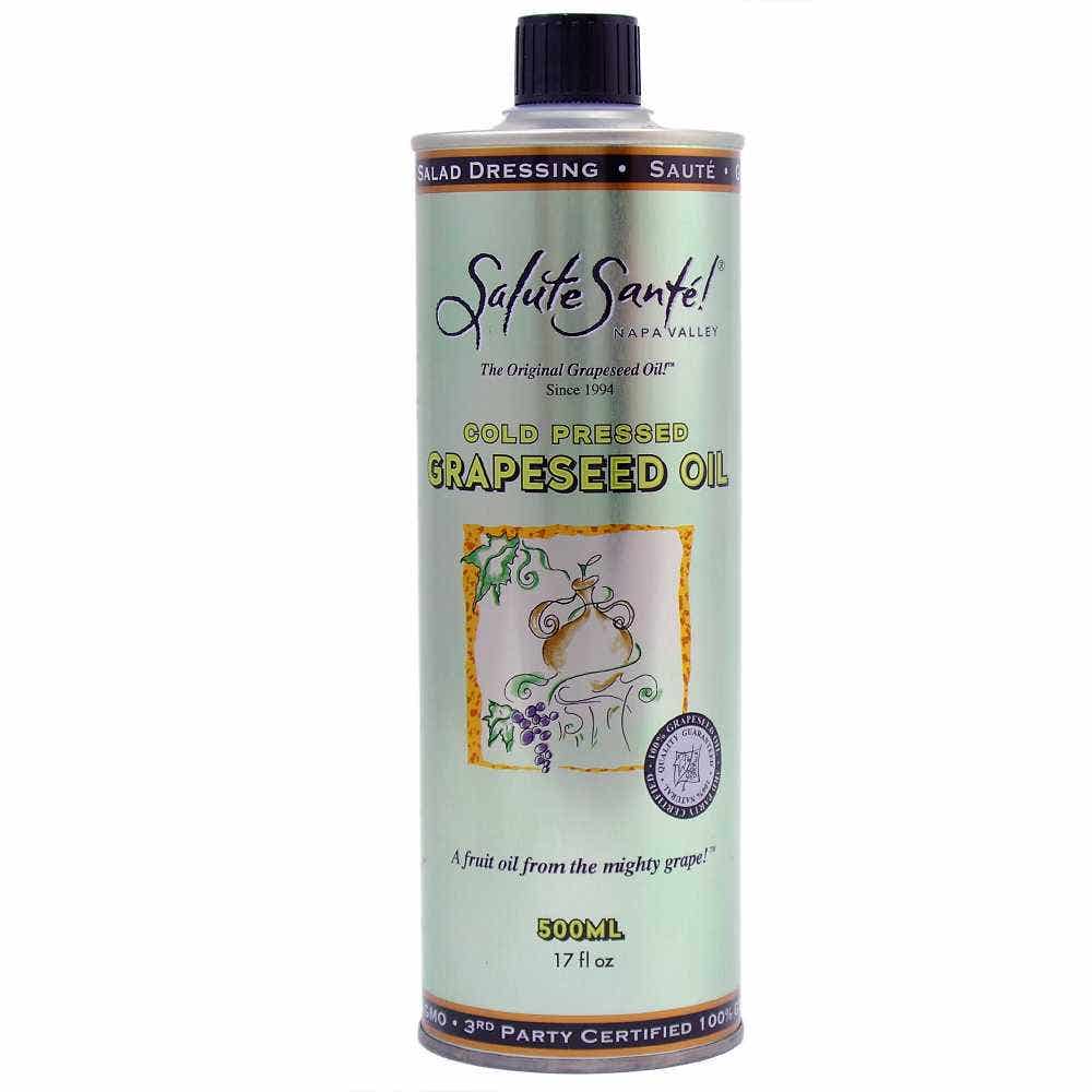 Wholesale Salute Sante! Cold Pressed Grapeseed Oil 500 mL- Bulk