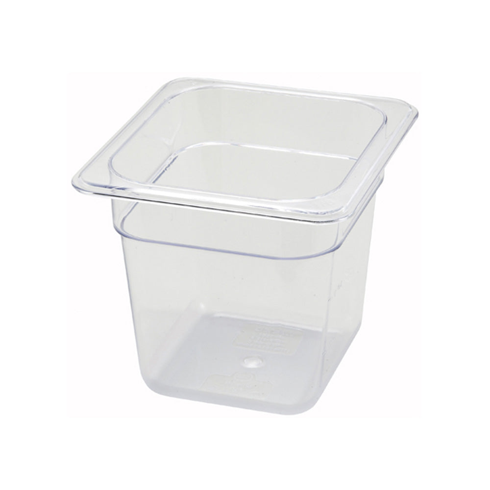 Wholesale Winco Case 1/6 Sized Food Pan 5.5 Inch Deep- Bulk