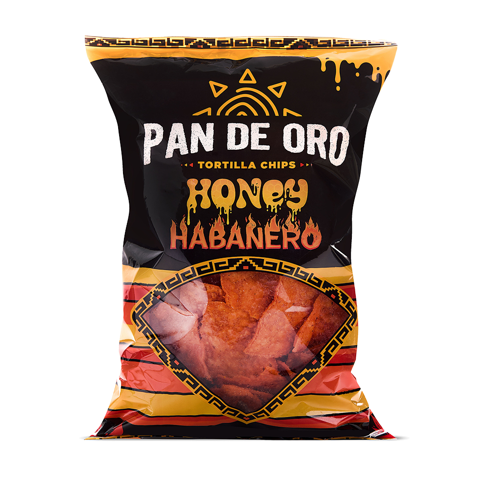 Wholesale Pan De Oro Honey Habanero Tort Chip- Bulk