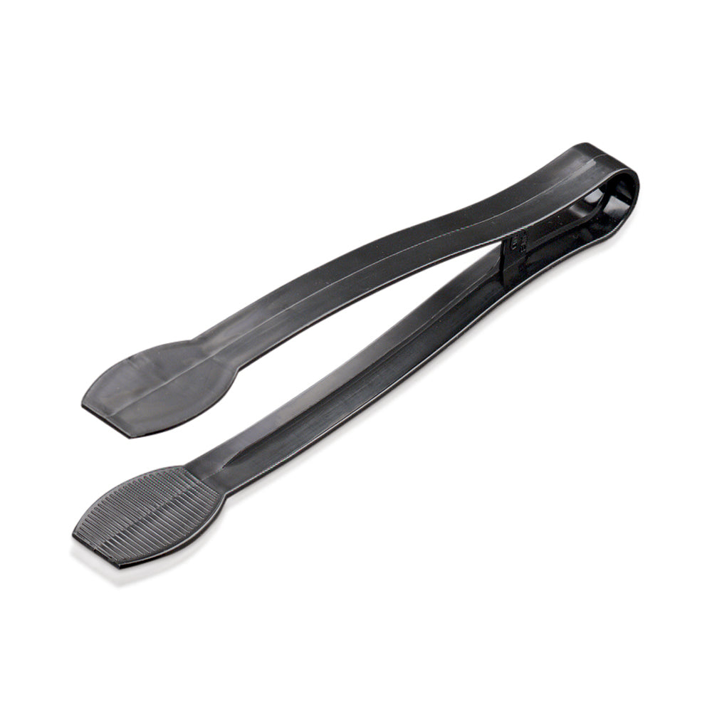 Wholesale Emi Yoshi Case 9 Inch Black Plastic Serving Tongs- Bulk