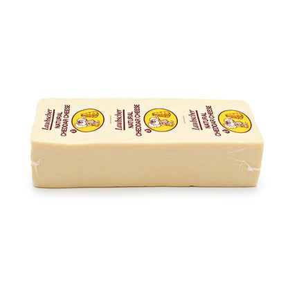 Wholesale Laubscher White Mild Cheddar Cheese 10lb- Bulk