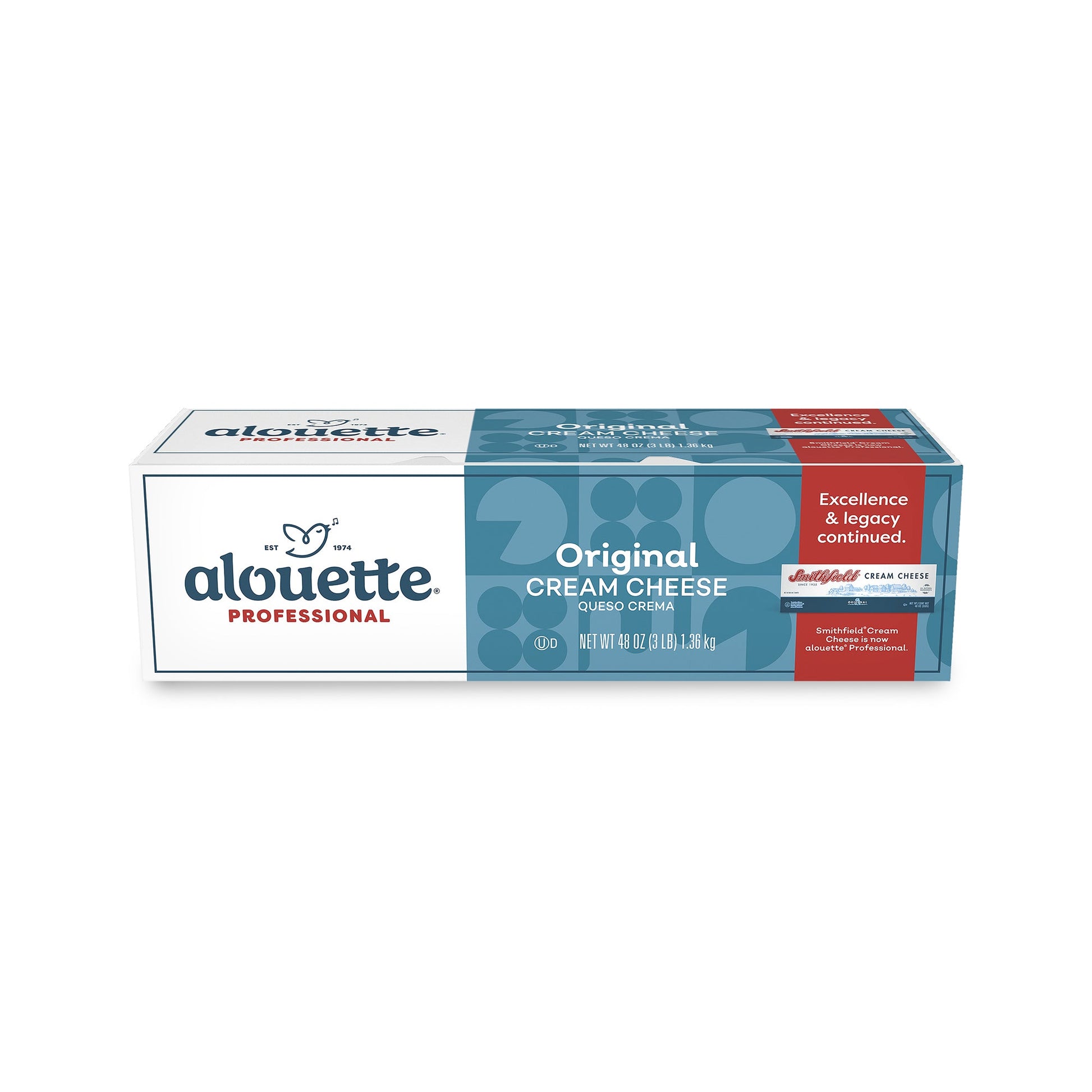 Wholesale Alouette Professional Cream Cheese Loaf 3lb- Bulk