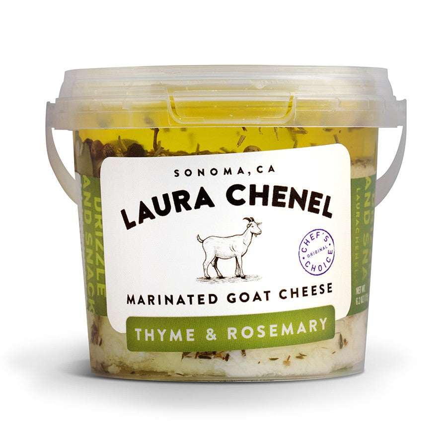 Wholesale Laura Chenel Cabecou Thyme/Rosemary- Bulk
