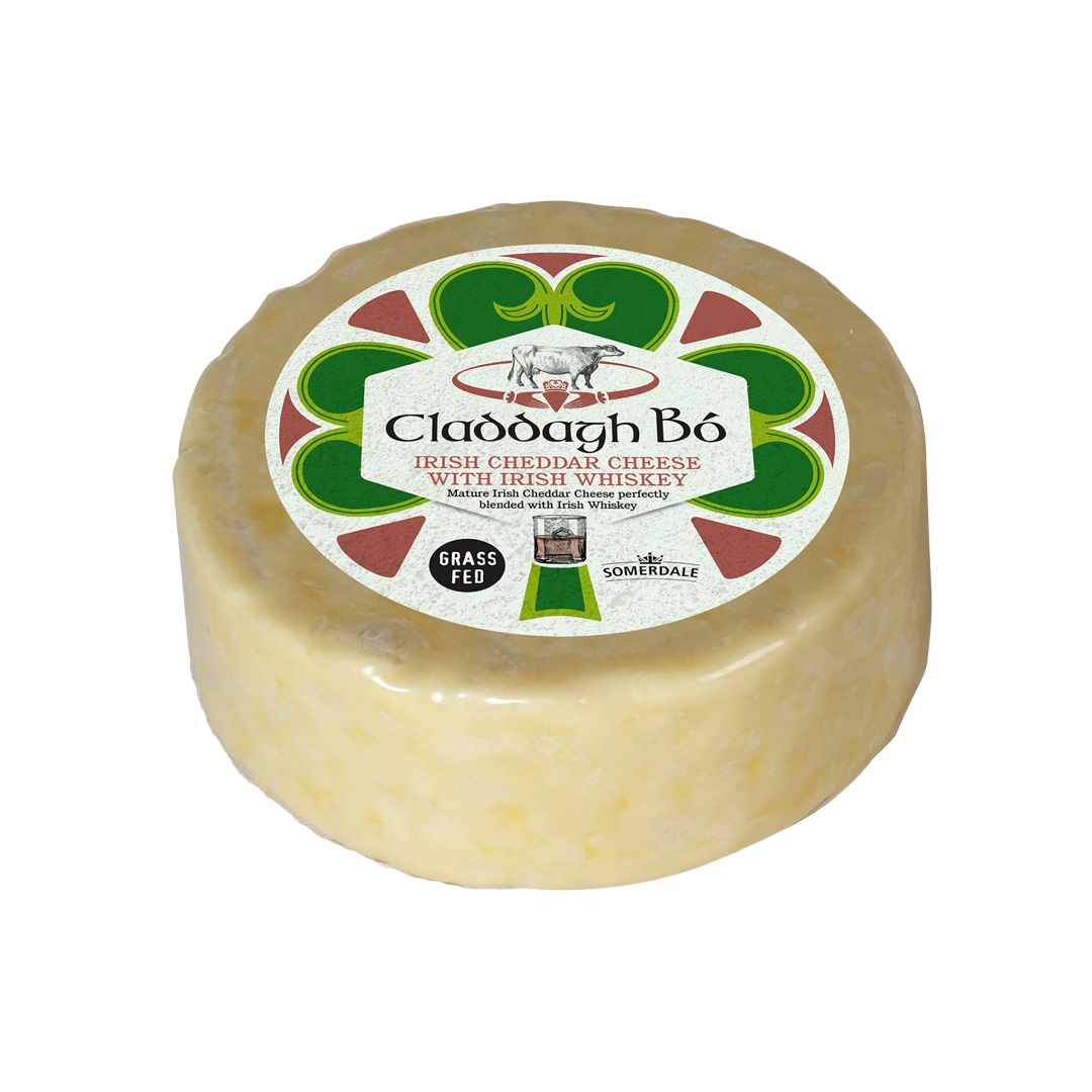 Wholesale Claddagh Bo Irish Cheddar W/Whiskey- Bulk
