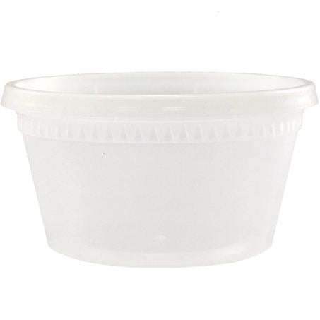 Wholesale BoxNCase Case 12Oz Plastic Soup Container Combo With Lids- Bulk