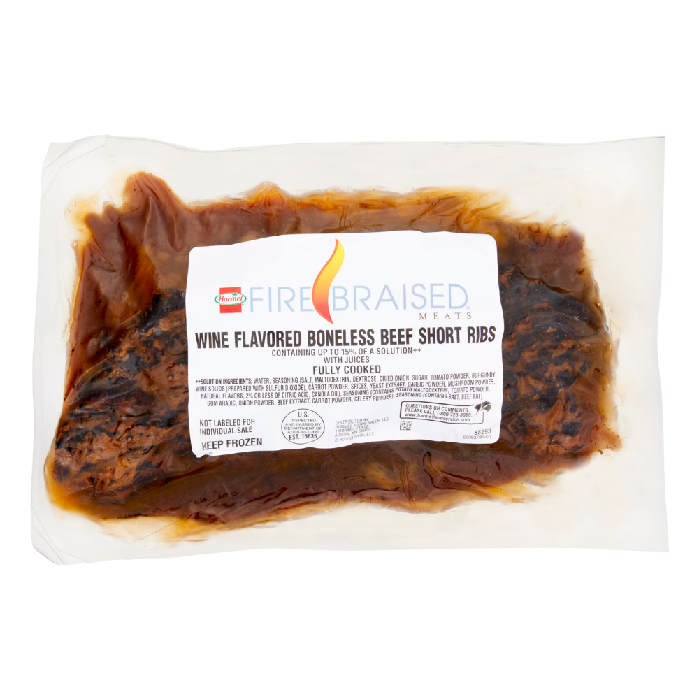 Wholesale Hormel Case Cooked Beef Short Rib- Bulk