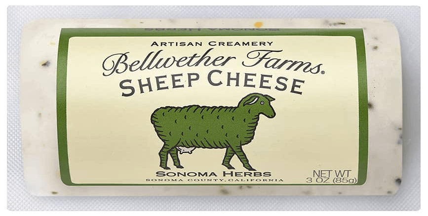 Wholesale Bellwether Sheep Cheese Sonoma Herb- Bulk