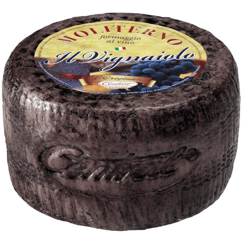 Wholesale Central Formaggi Moliterno Al Vino Sheep's Milk Pecorino-Style Cheese (11 LB) - Imported from Italy- Bulk