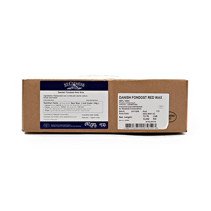 Wholesale St. Clemens Danish Fontina Cheese Waxed 11lb- Bulk