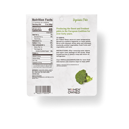 Wholesale Alexian Sliced Mixed Vegetable Pate- Bulk