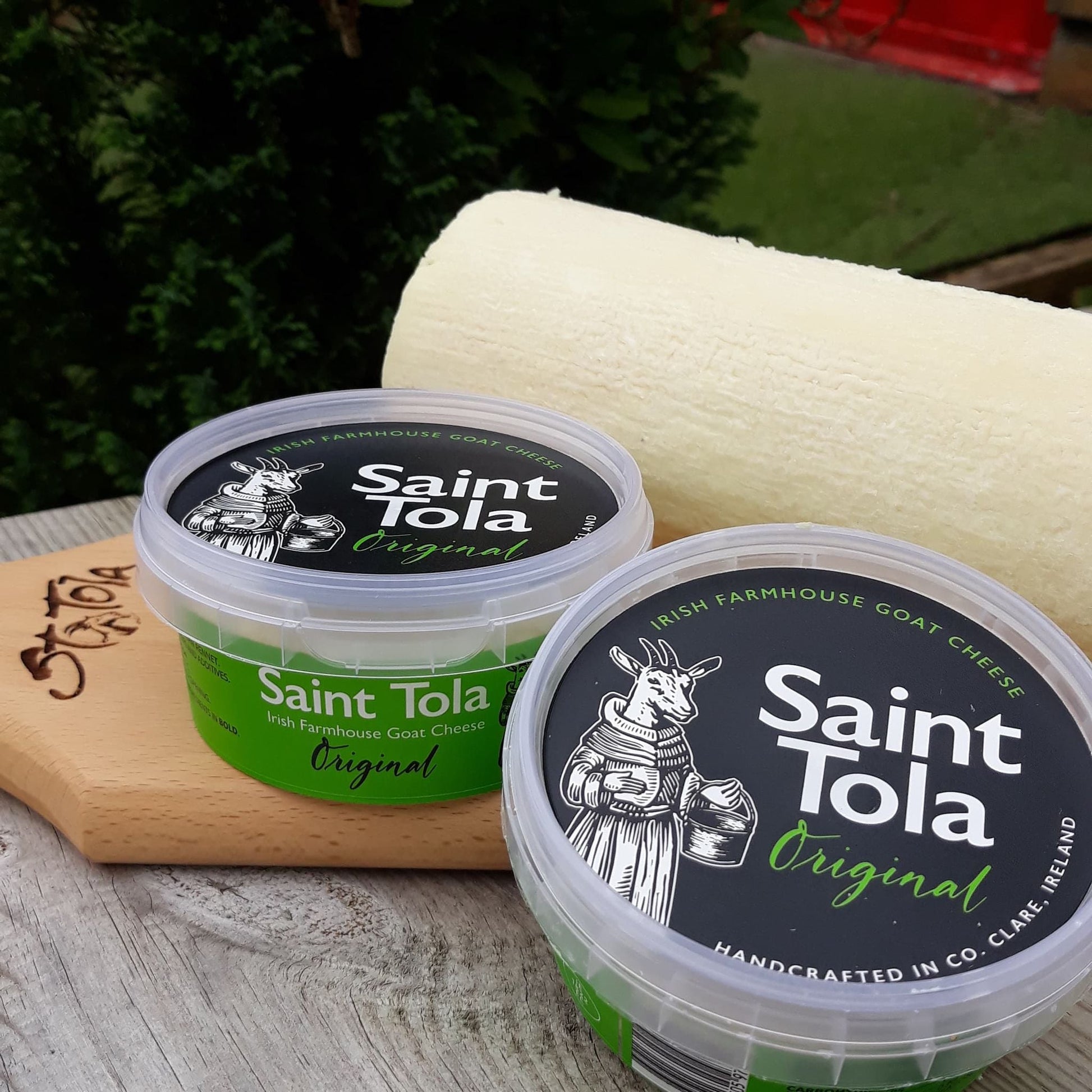Wholesale St Tola Goat Log Soft Goat Cheese by Inagh Farmhouse Cheese Ltd., 1 KG- Bulk