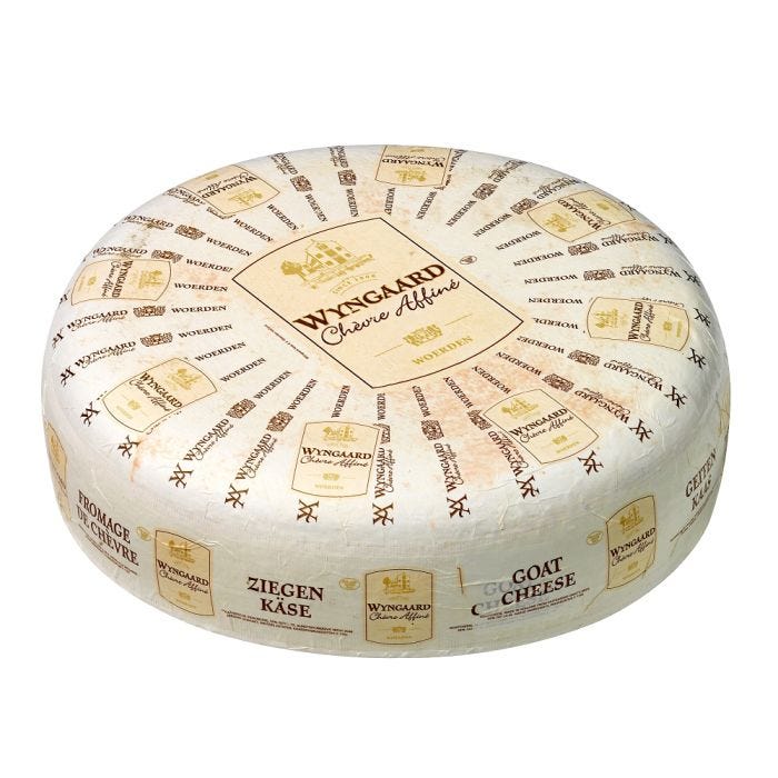 Wholesale Wyngaard Besace Chèvre Affiné Goat Cheese - 6 x 120g Portions- Bulk
