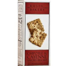 Wholesale Rustic Bakery Chipotle & Cayenne Savory Biscuit 4 Oz- Bulk