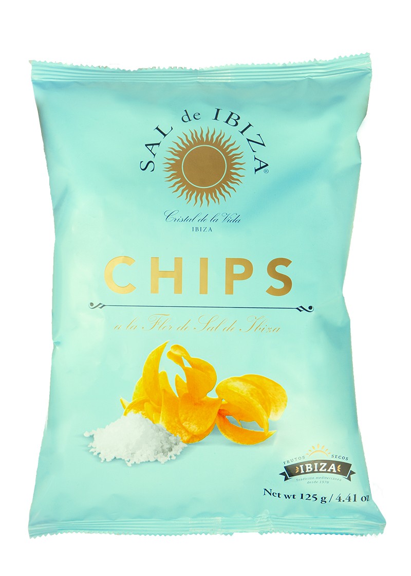 Wholesale Ibiza Fleur De Sel Potato Chip 125G- Bulk