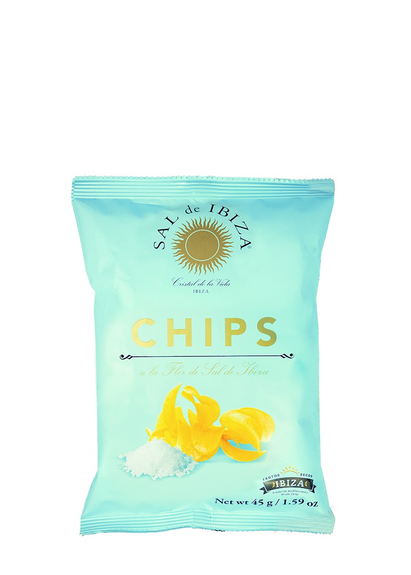 Wholesale Ibiza Fleur De Sel Potato Chips 45G- Bulk