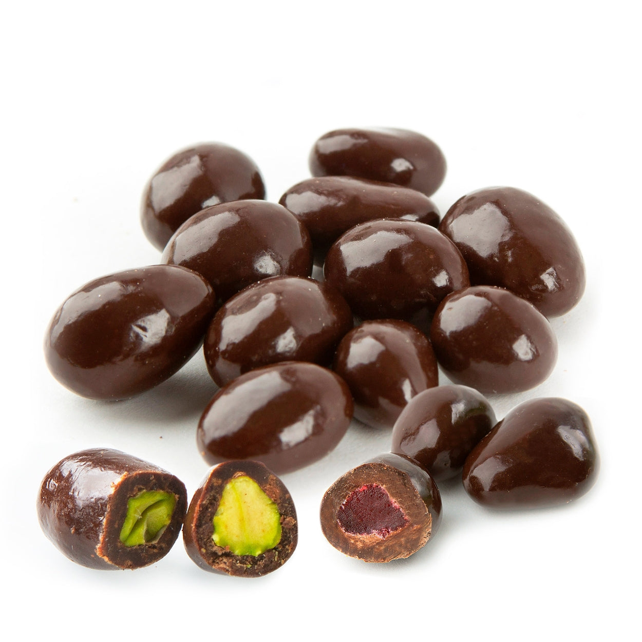 Wholesale Setton Farms Parve Chocolate Pistachios 15 lb Bulk Box- Bulk