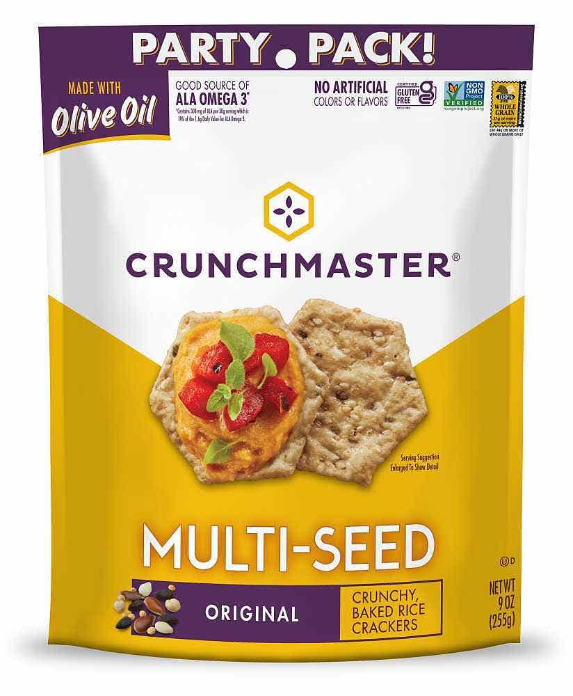 Wholesale Crunchmaster Multi Seed Crackers Original Party Pack 9 Oz- Bulk