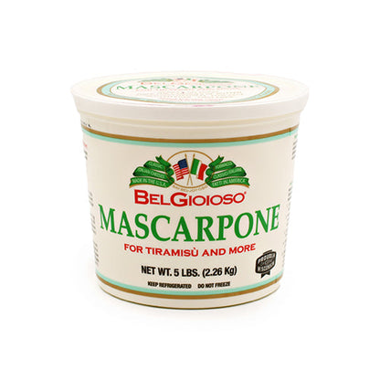 Wholesale Belgioioso Mascarpone Cheese 5lb- Bulk