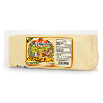 Wholesale Calabro Old Fashioned Mozzarella Cheese Loaf 5lb- Bulk
