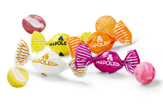 Wholesale Napoleon Bulk Assorted Fruit Sour Mix Featuring Lemon, Cherry, Orange, and Pineapple Flavors 5 LB- Bulk