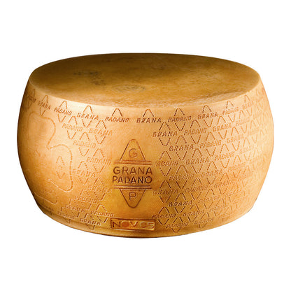 Wholesale Italian 16-18 Month Grana Padano Cheese Wheel 80lb- Bulk