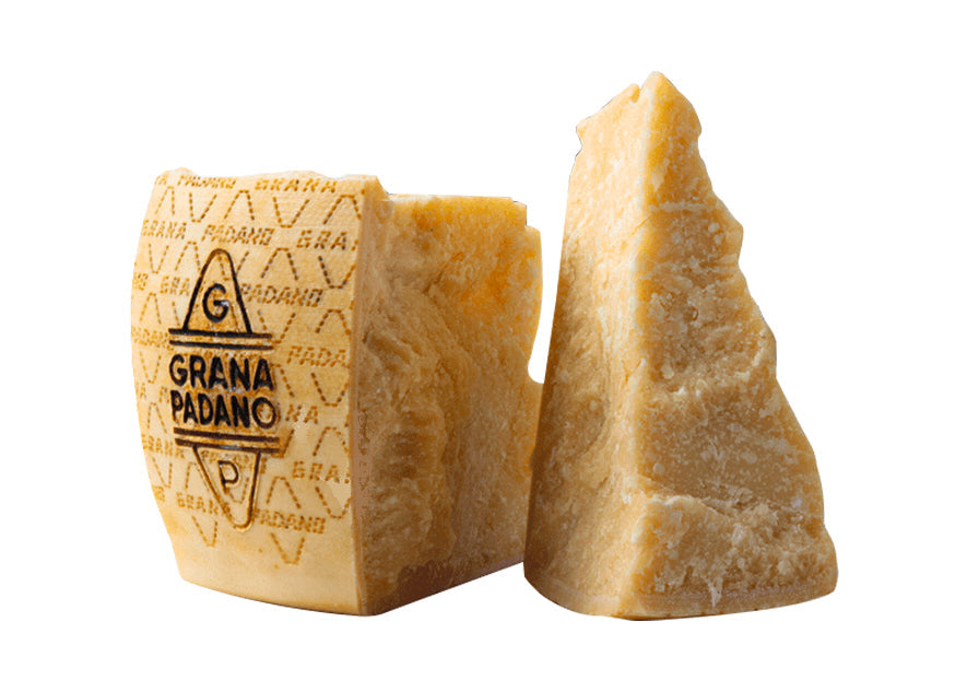 Wholesale Italian 16-18 Month Grana Padano Cheese 1/4 Wheel 20lb- Bulk