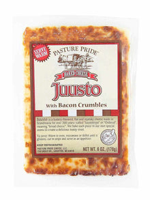 Wholesale Pasture Pride Juusto Cheese With Bacon Crumbles 6 Oz- Bulk