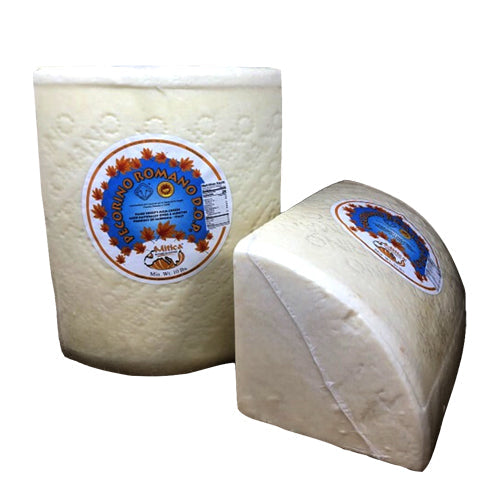 Wholesale Mitica Pecorino Romano Cheese 1/4 Wheel 13lb- Bulk
