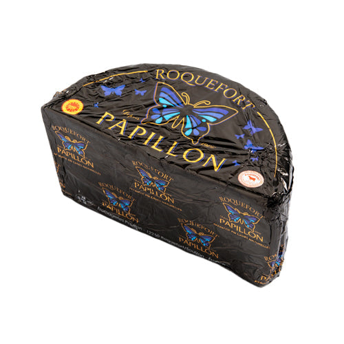 Wholesale Fromageries Papillon Roquefort Black Label Cheese 3lb- Bulk
