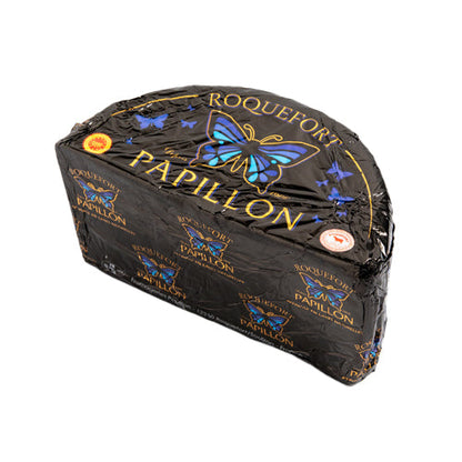 Wholesale Fromageries Papillon Roquefort Black Label Cheese 3lb- Bulk