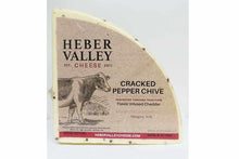 Wholesale Heber Valley Cracked Pepper And Chive Cheddar Cheese Quater Wheel 6.5 Lb- Bulk