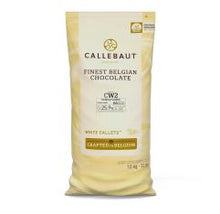 Wholesale Callebaut 25.9% White Chocolate Callets CW2 22 Lb- Bulk