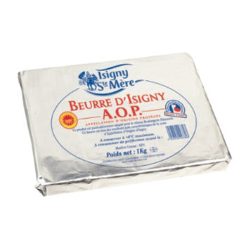 Wholesale Isigny French a.o.p. Butter Sheets 2.2lb- Bulk