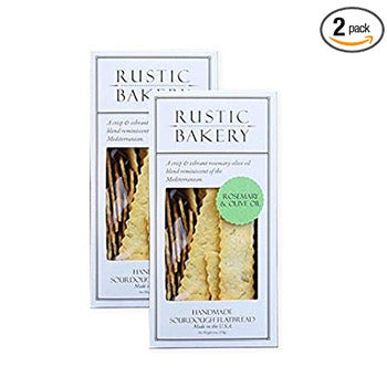 Wholesale Rustic Bakery Rosemary Olive Oil Flat Bread 6oz- Bulk