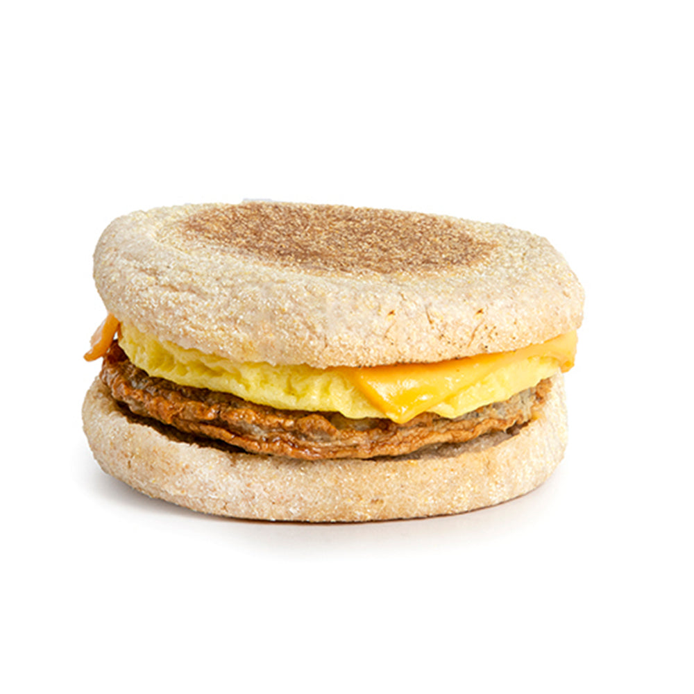Wholesale Bake Crafters English Muffin Chicken Sausage Egg Cheese Sandwich | 4.45 oz- Bulk