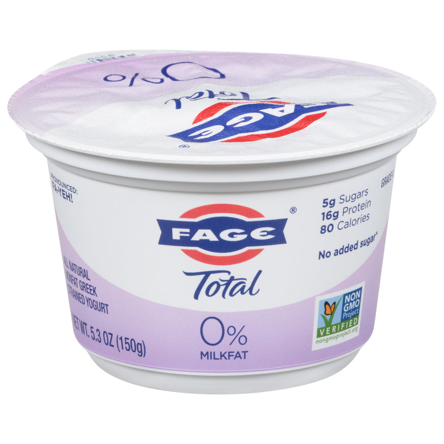Wholesale Fage Fat Free 0 Yogurt 5.3oz- Bulk